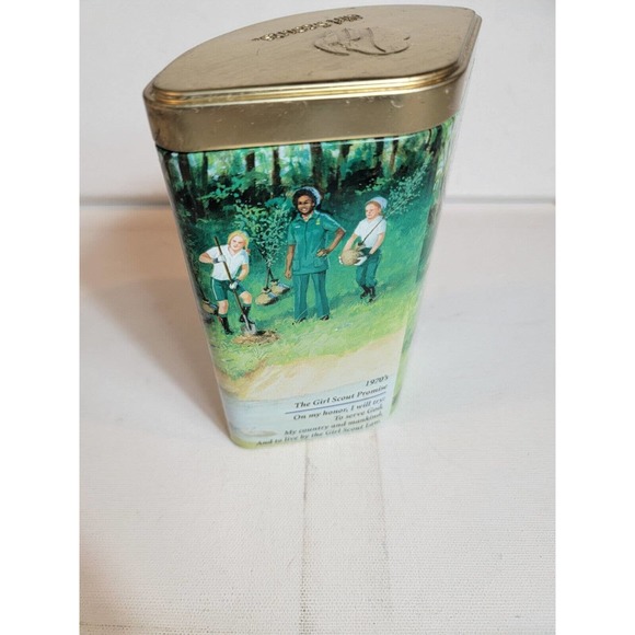 Y2K 2006 Girl Scout Promise Cookie Tin 2nd in Series - Picture 4 of 6